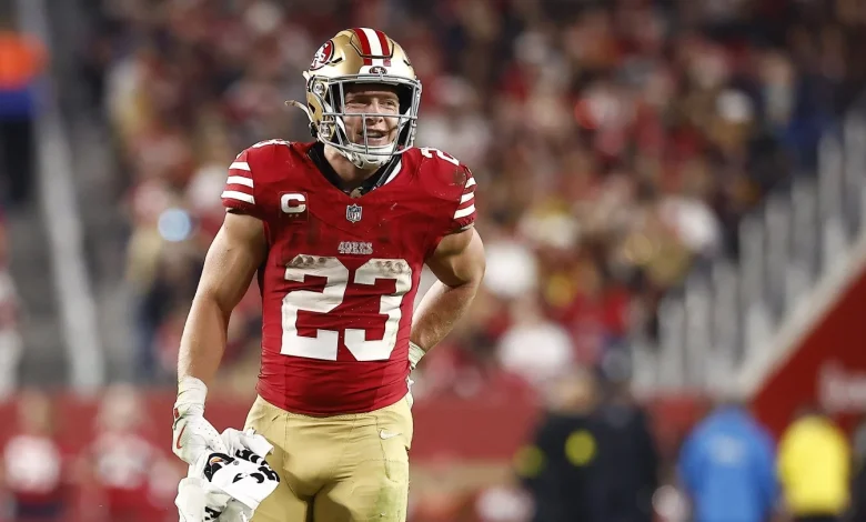 49ers add Christian McCaffrey to injury report as questionable with back injury