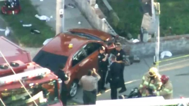 7 students on California high school's track team injured as driver crashes on sidewalk