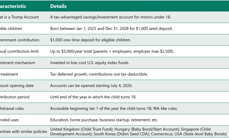 A Trump Account for Children Under 18