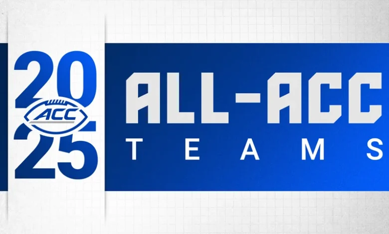 ACC Announces 2025 All-ACC Football Teams