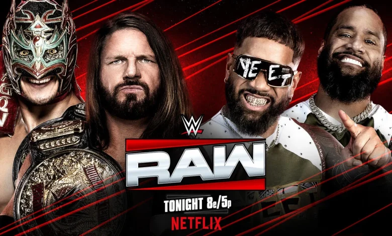 AJ Styles and Dragon Lee defend World Tag Team Title against The Usos