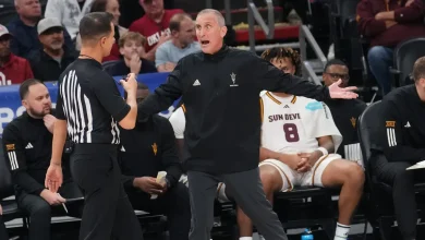 ASU coach Bobby Hurley ejected in last seconds of half vs Santa Clara