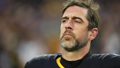 Aaron Rodgers was asked one question about his Sunday comments