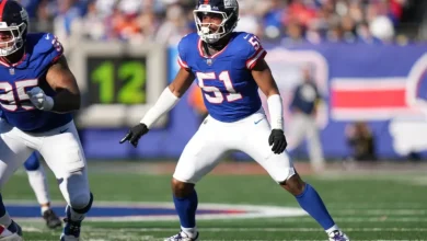 Abdul Carter benched again for Giants' opening drive