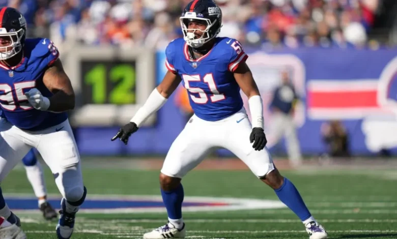 Abdul Carter benched again for Giants' opening drive