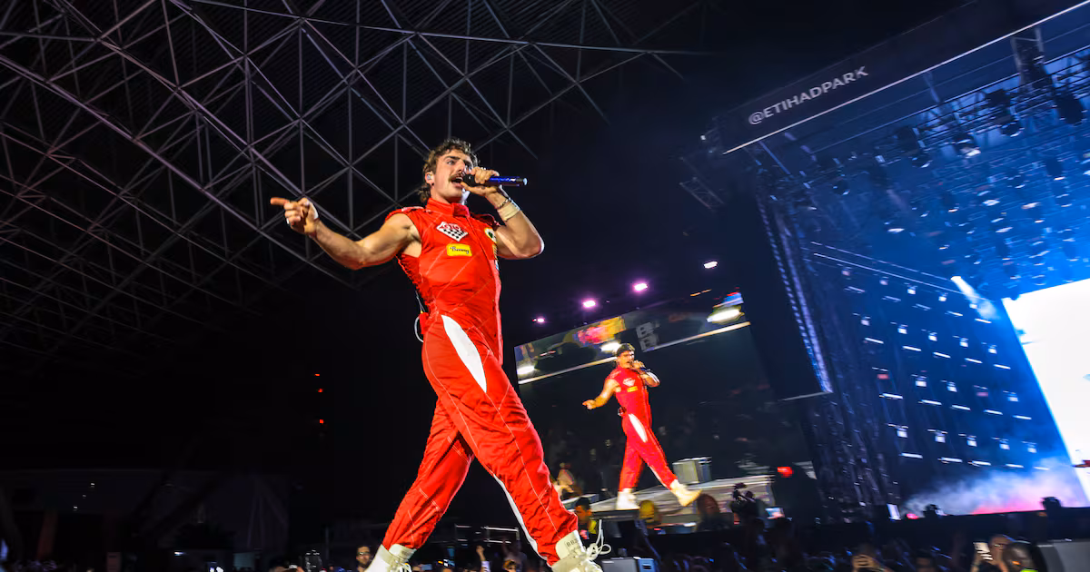 Abu Dhabi F1 review: Benson Boone meets the high bar for a modern pop performance