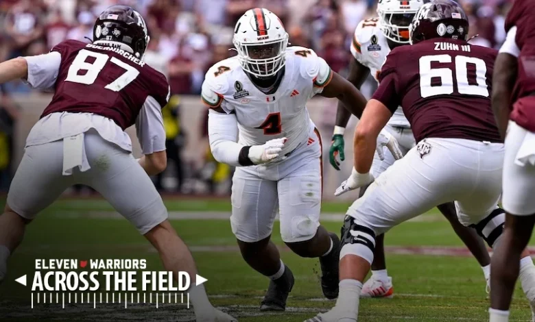 Across The Field: Miami Beat Writer Adam Lichtenstein Says Hurricane Fans Are Hungry for Revenge vs. Ohio State, Miami’s Pass Rush Among Nation’s Best