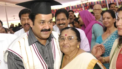 Actor Mohanlal's mother Santhakumari passes away
