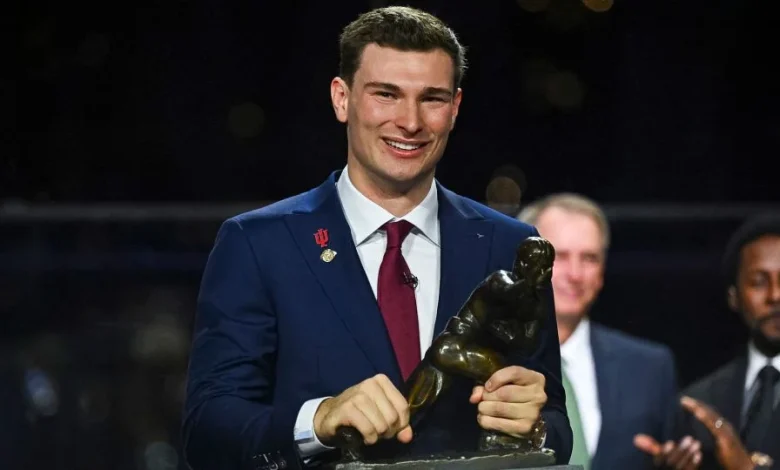 After leading Indiana’s perfect season, Fernando Mendoza awarded 2025 Heisman Trophy