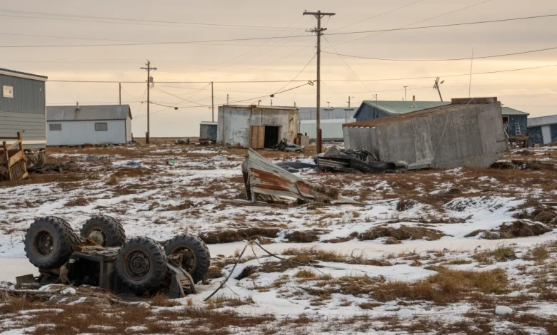 Alaska Native village wants to move after Typhoon Halong : NPR