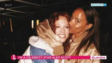 Alex Scott shares update on Jess Glynne’s devastating family news after I’m A Celeb exit