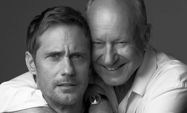 Alexander and Stellan Skarsgård on Pillion BDSM and Awards Season Rivals
