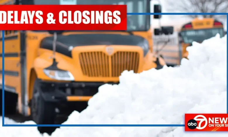All of the school closures and delays in DC, Maryland and Virginia
