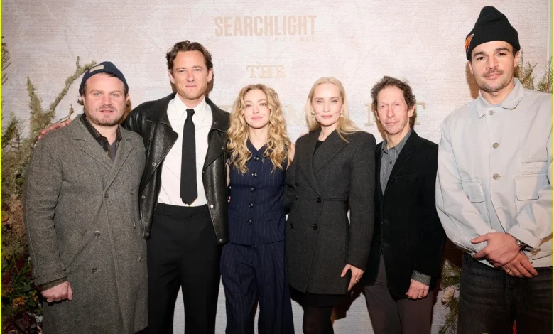 Amanda Seyfried & Lewis Pullman Share Adorable Fist Bump at 'The Testament of Ann Lee' Screening in NYC