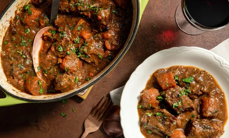 Anthony Bourdain’s boeuf bourguignon offers the gift of time and patience