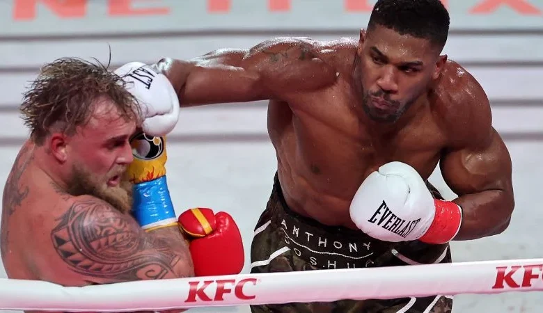 Anthony Joshua knocks out Jake Paul in 6th round to win heavyweight fight