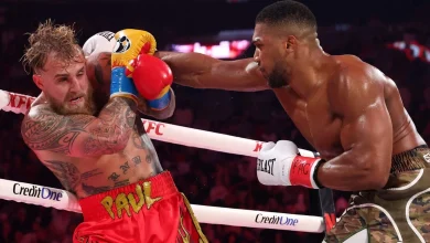 Anthony Joshua (mercifully) stops Jake Paul in sixth round of bizarre heavyweight showdown