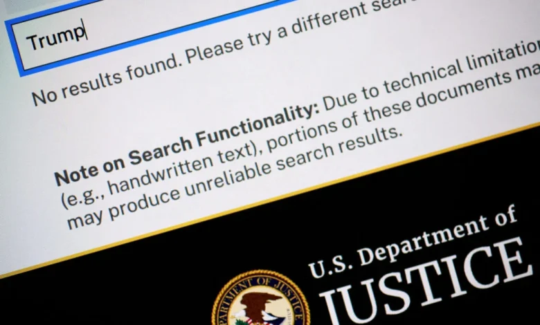 At least 16 files disappear from DOJ site for Epstein documents, including Trump photo