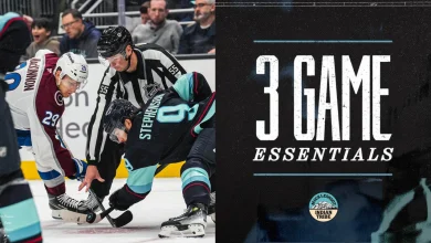 Avalanche (23-2-7) vs. Kraken (12-12-6) | 7:00 p.m.