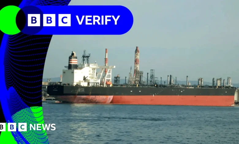 BBC Verify Live: Ship-tracking shows Skipper oil tanker seized by US heading away from Venezuela
