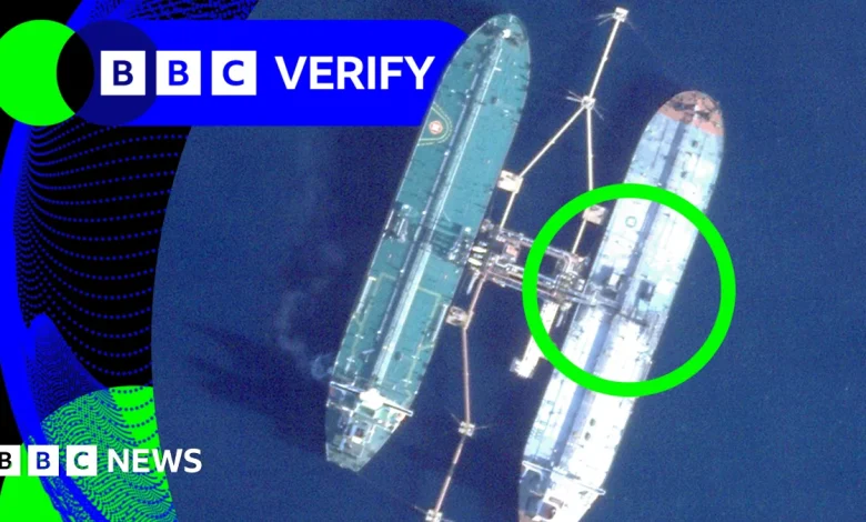 BBC Verify Live: What satellites and ship-tracking tell us about tanker seized by US