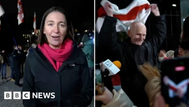 BBC captures celebrations as Belarus frees political prisoners