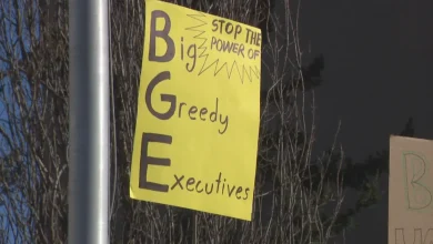 Baltimore residents rally against BGE rate hikes, demanding public utility options