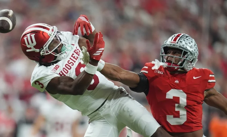 Bama, Miami in, Notre Dame out and Indiana No. 1 in College Football Playoff rankings : NPR