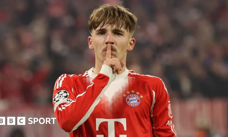 Bayern Munich 3-1 Sporting: Teenager Lennart Karl puts hosts on brink of Champions League knockouts