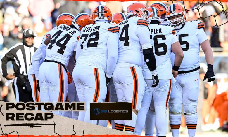 Bears 31, Browns 3 | Final Score, Stats & Game Recap