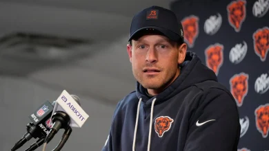 Bears coach Ben Johnson calls penalties 'egregious' but defends concussion-causing hit vs. Packers