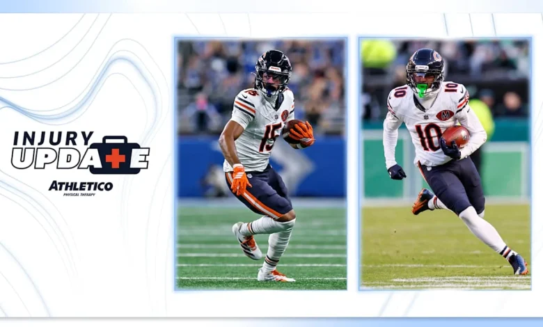 Bears receivers Rome Odunze, Luther Burden III ruled out of Packers game