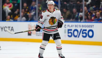 Bedard has taken 'massive step forward' this season, Blackhawks GM says