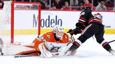 Bedard tucks it home