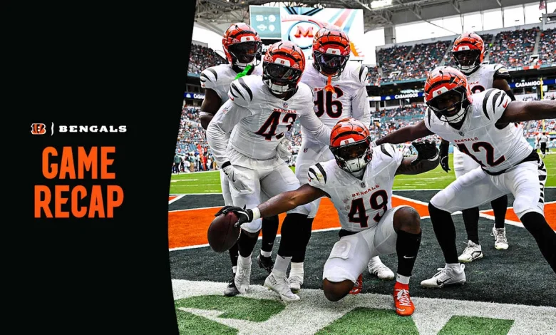Bengals Dolphins Postgame Recap | Stats, Notes and Quotes