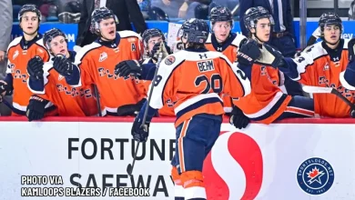 Blazing Orange: WHL’s Kamloops Blazers Introduce New Orange Alternate Jersey