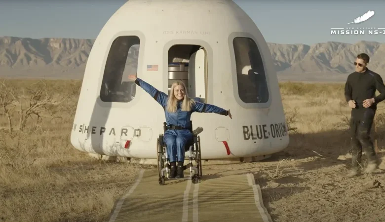 Blue Origin passenger becomes the first wheelchair user to travel to space