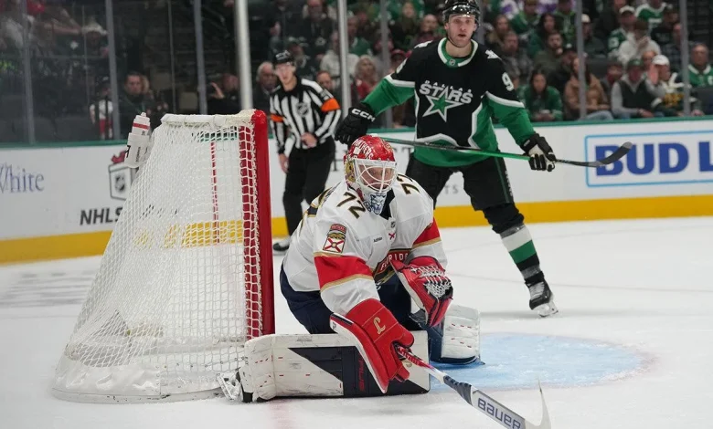 Bobrovsky blanks Stars
