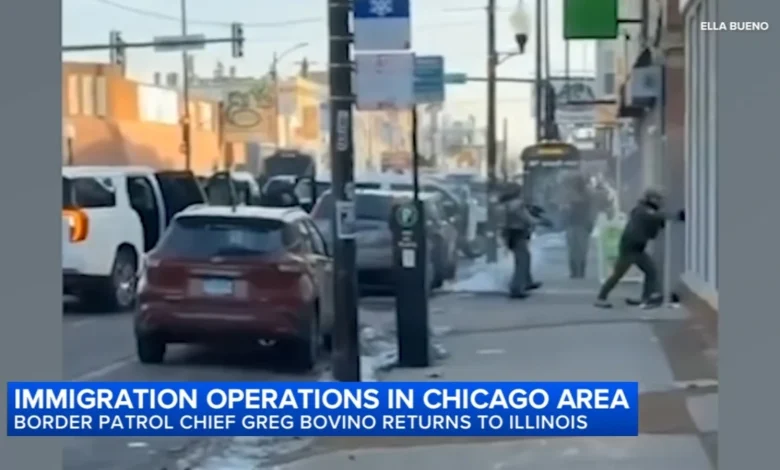 Border Patrol Chicago news: Apparent immigration arrests caught on camera as Border Patrol Chief Bovino returns
