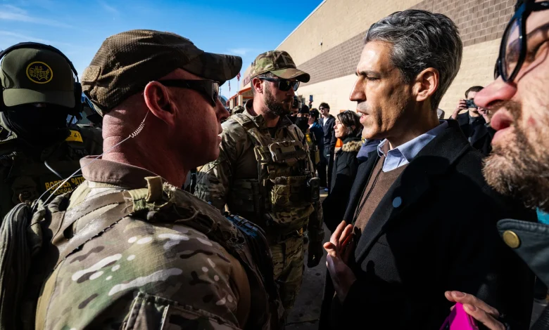 Bovino Leads Caravan Through Chicago Before Clashing With Evanston Mayor