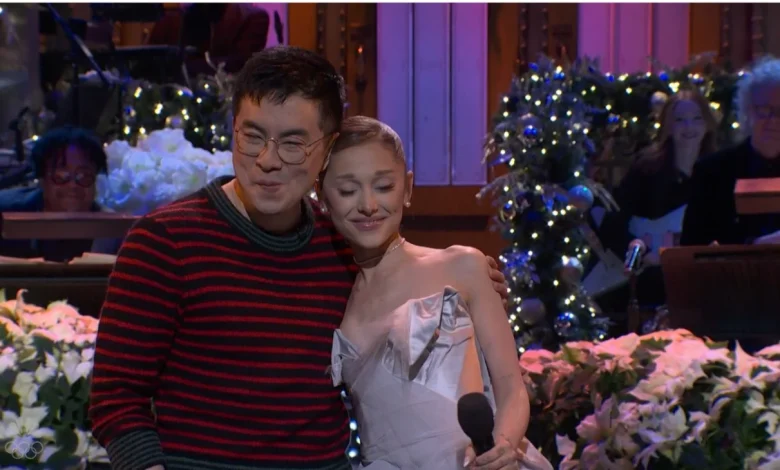 Bowen Yang Joins Ariana Grande 'SNL' Monologue