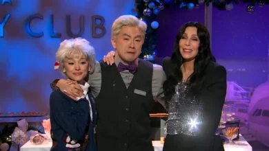 Bowen Yang tearfully bids farewell to ‘Saturday Night Live’ with the help of Cher and Ariana Grande