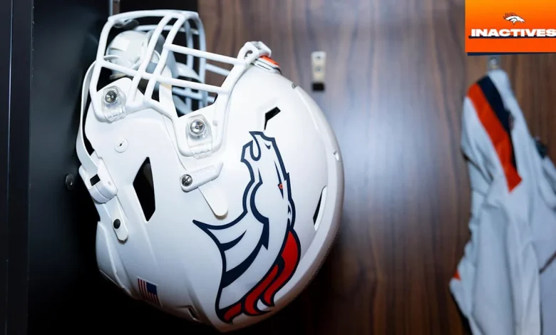 Broncos announce inactives for Week 17 game vs. Chiefs