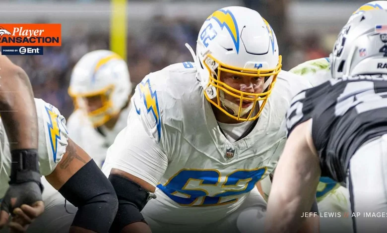Broncos sign C Sam Mustipher off Chargers’ practice squad