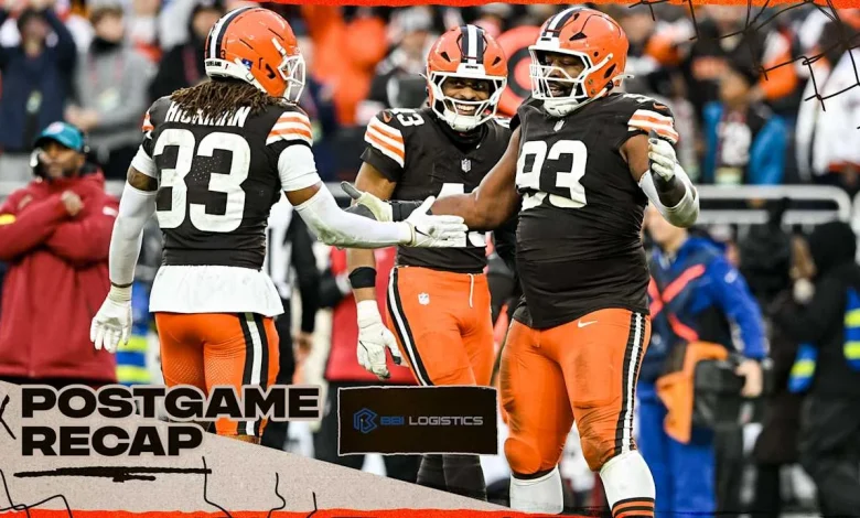 Browns 13, Steelers 6 | Final Score, Stats & Game Recap