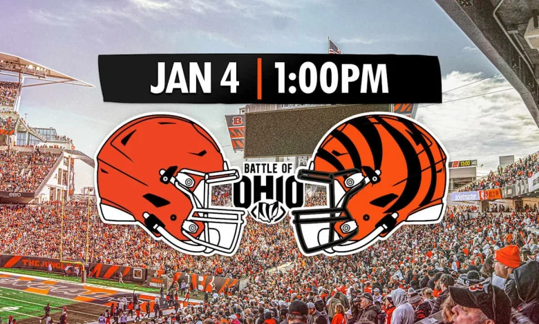 Browns Bengals Week 18 Game Time Announced