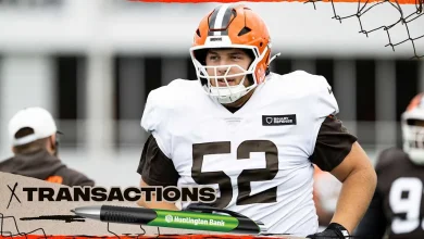 Browns sign OL Garrett Dellinger to active roster and elevate S Christopher Edmonds and DT Maurice Hurst II