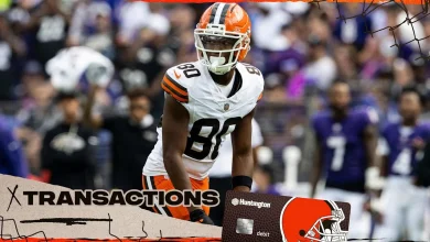 Browns sign WR Jamari Thrash and waive G Garrett Dellinger - Cleveland Browns