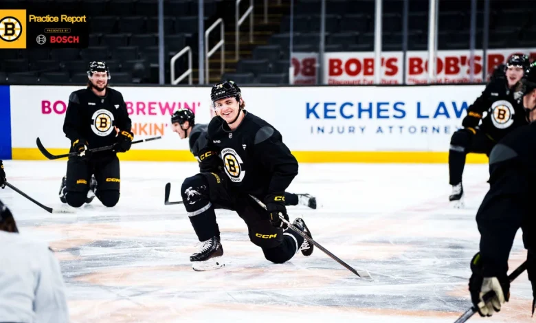 Bruins Welcome Kolyachonok to the Team, ‘I Was Really Excited’