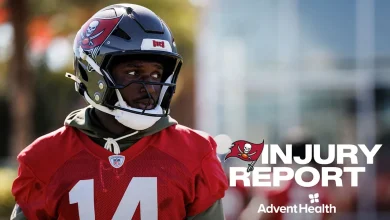 Buccaneers-Panthers Injury Report Dec.18: Godwin Jr., Evans Did Not Participate - Tampa Bay Buccaneers